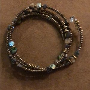 Retired Silpada Wrap Bracelet Sterling Silver